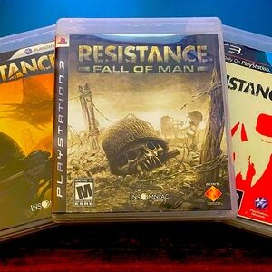 Sony PS3 - 3 Resistance Series Video Games
